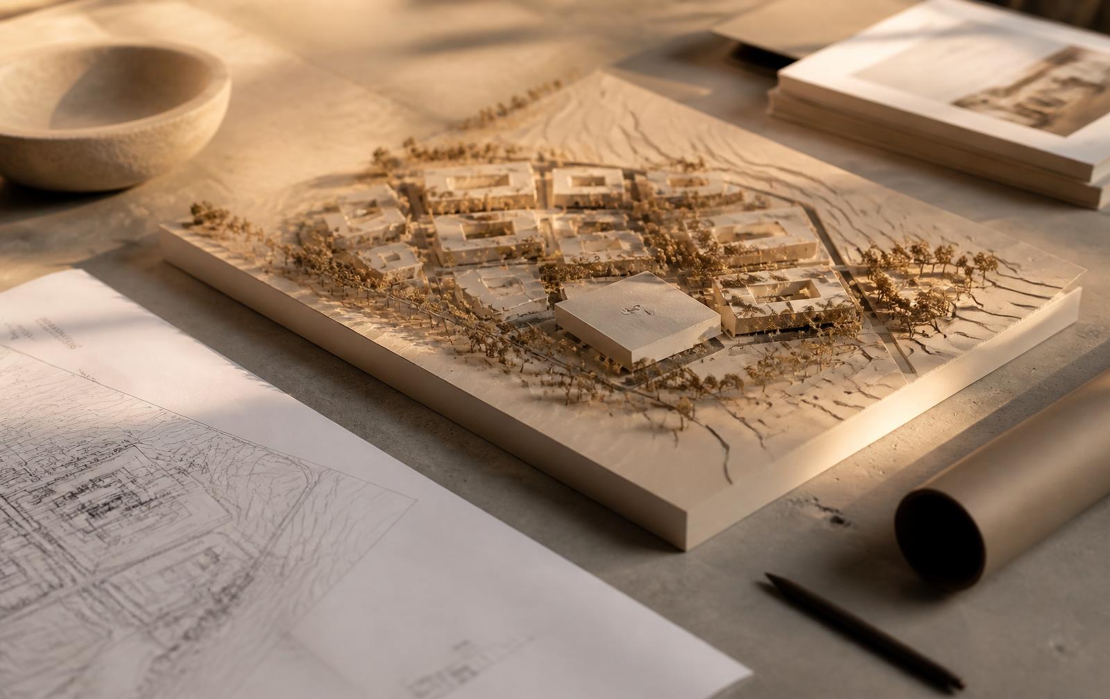 Architectural masterplan for a Blockcity development